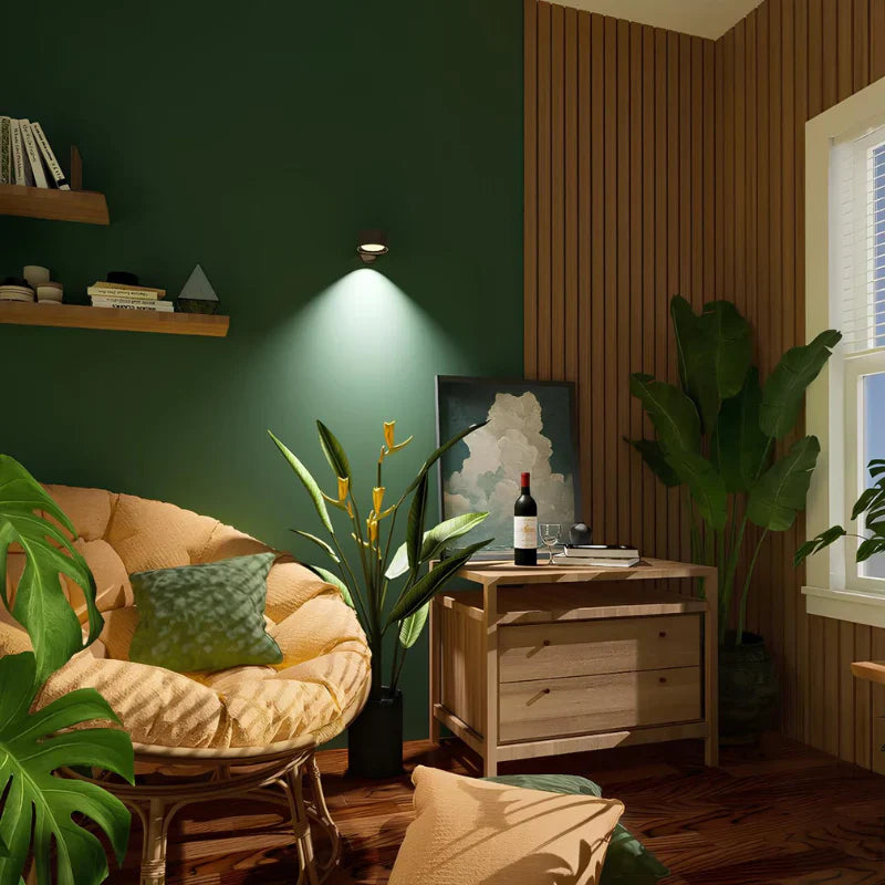 EasyStick Cordless Wall Lamp - Rechargeable LED, 360° Rotatable