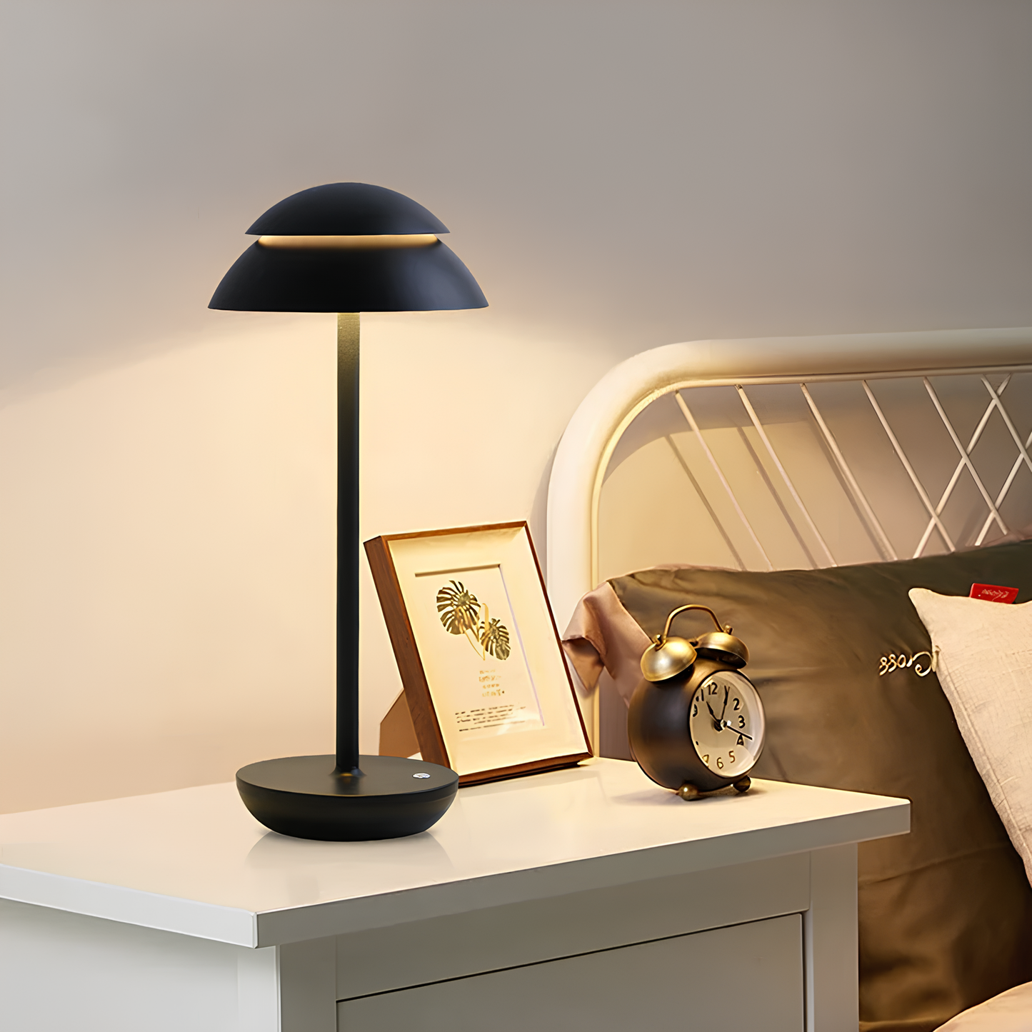 Luminous Prestige Table Lamp - Rechargeable LED, Nordic Minimalist