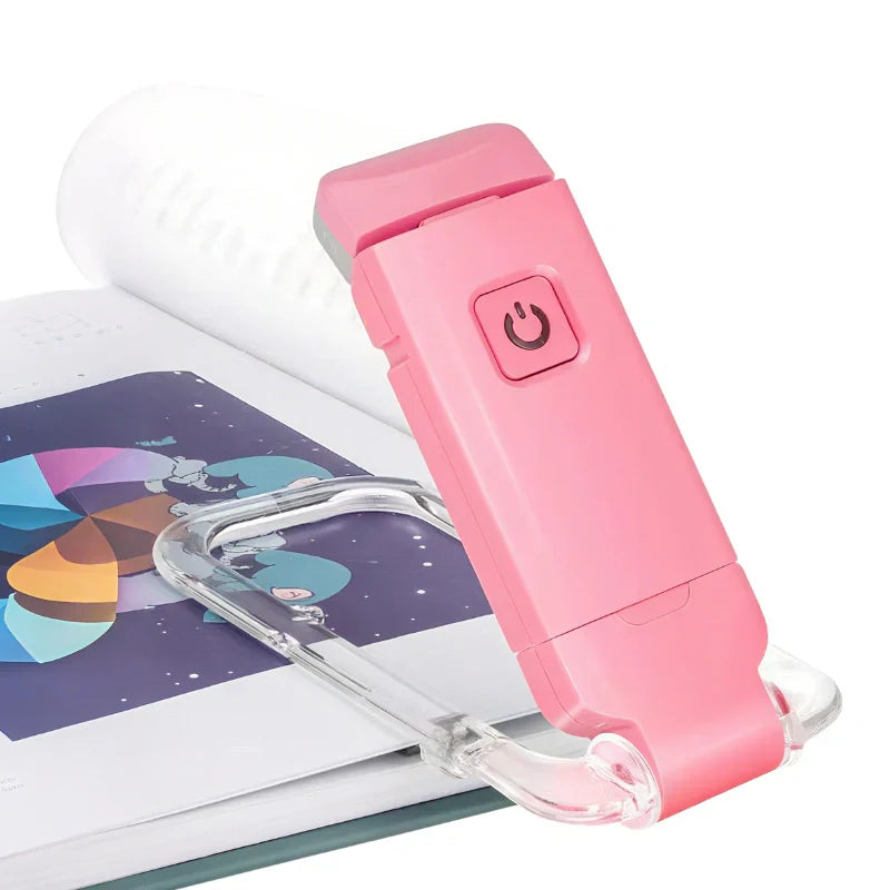 Clip-On Book Reading Light - Portable Dimmable LED