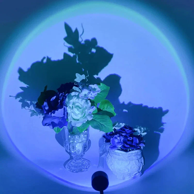 Sunset Projector - RGB Gradient Lamp, Adjustable Head