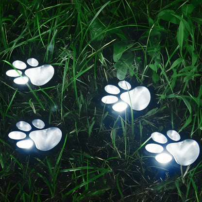 PawGlow Solar Path Lights - Auto On/Off, Waterproof Stakes