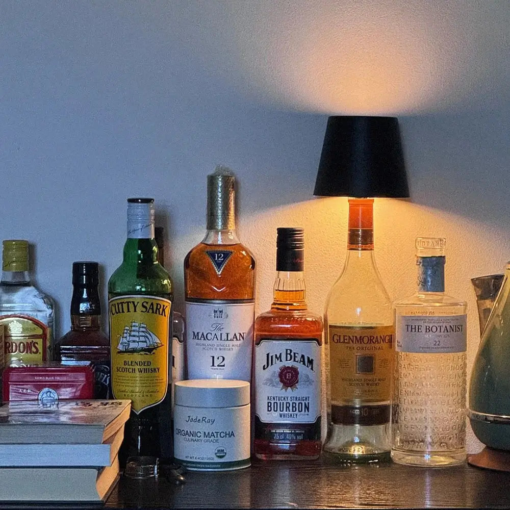 BottleGlow Bottle Lamp - Rechargeable LED Cap for Glass Bottles