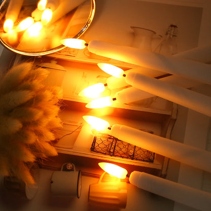 Flameless Chandelier Taper LED Candles - LED, Remote & Timer