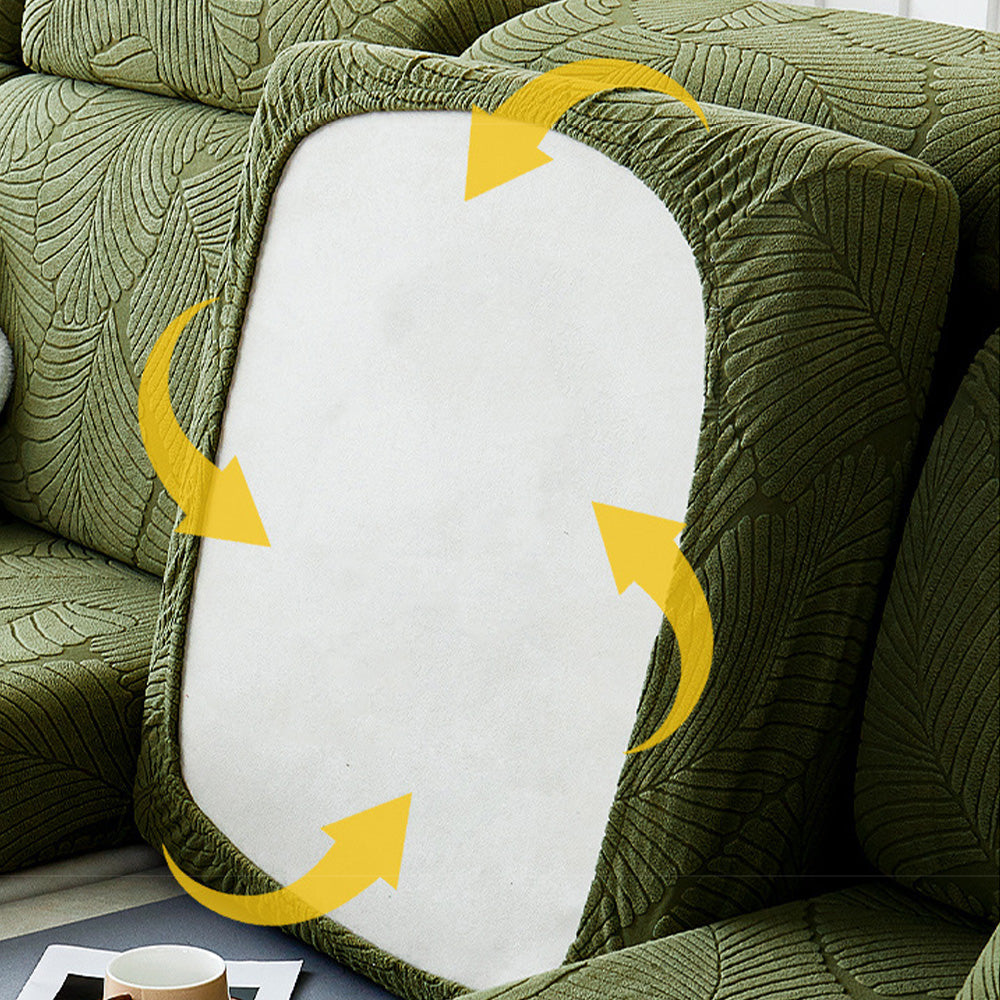 Leaf Waterproof Anti-Scratch Stretch Full Wrap Couch Cover