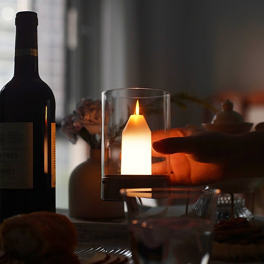 Romantica Candle Glow Lamp - Wave Sensor, Flickering Flame Effect