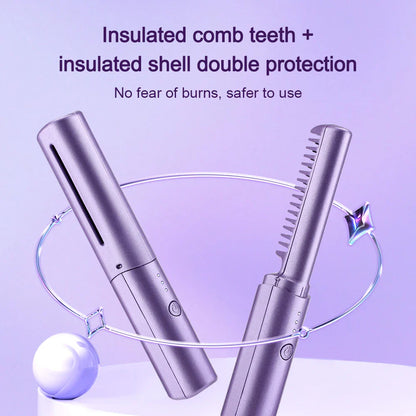 GlamPocket Wireless Hair Straightener - Compact, Travel-Ready & Frizz-Free