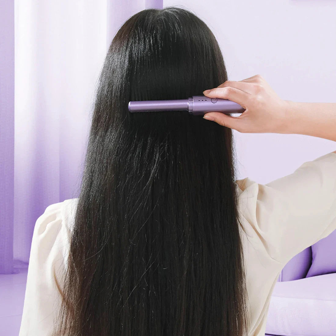 GlamPocket Wireless Hair Straightener - Compact, Travel-Ready & Frizz-Free
