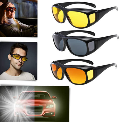 DriveBright Night Driving Clarity Glasses | Anti-Glare Glasses - UV Protection