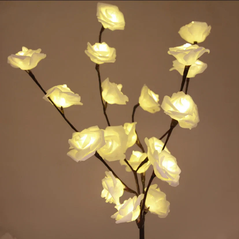 Lighted Flower Branches - LED Twig Lights, Warm White