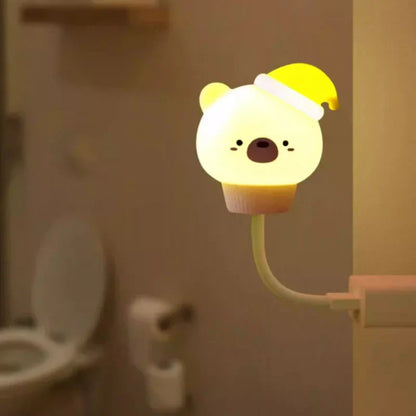 Cutely Animal Kids Night Light - Soft LED, Kids Room Lamp