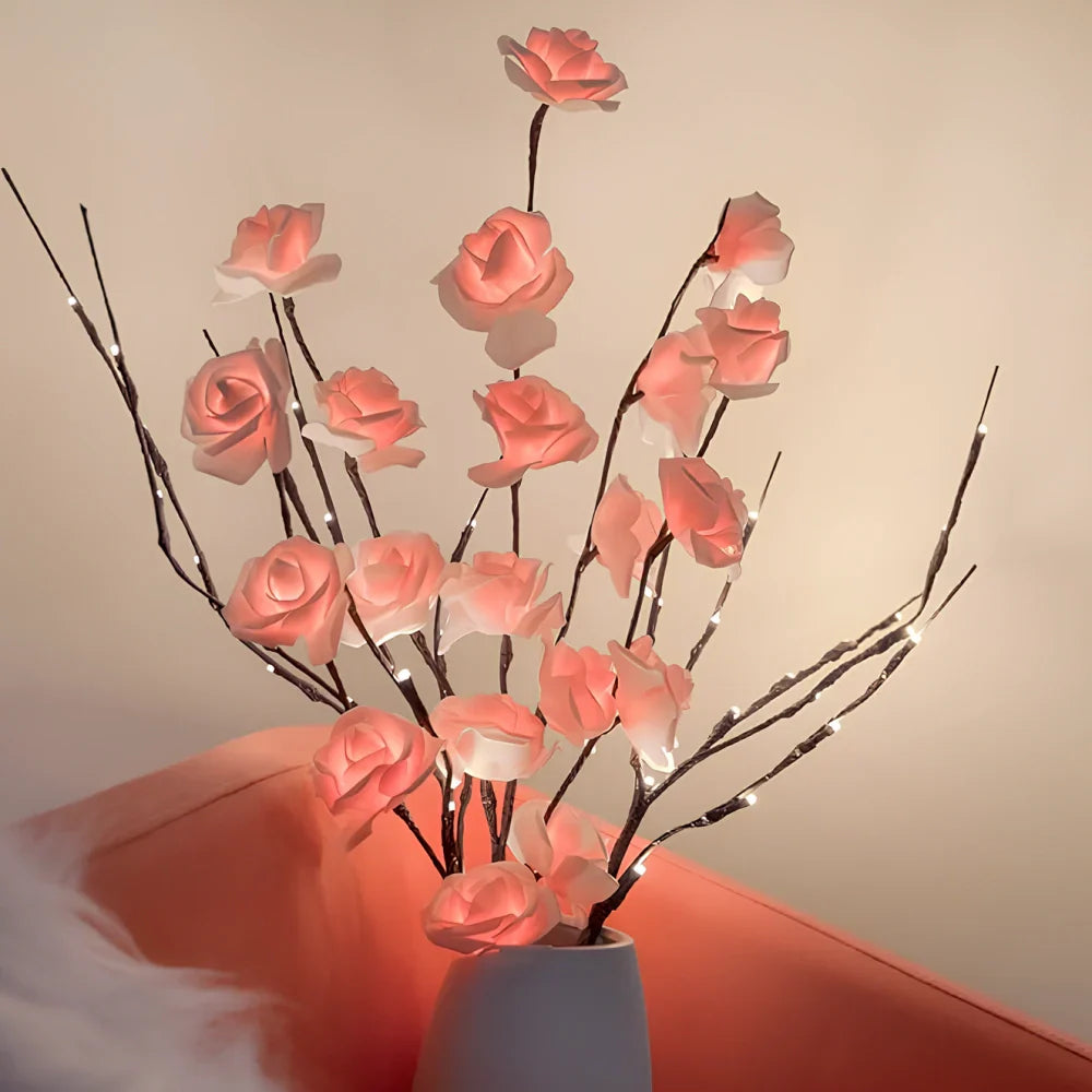 Lighted Flower Branches - LED Twig Lights, Warm White