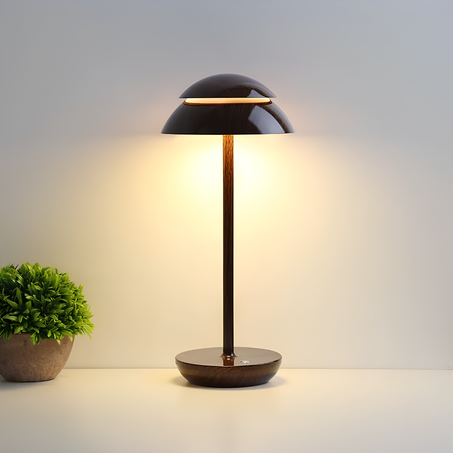 Luminous Prestige Table Lamp - Rechargeable LED, Nordic Minimalist
