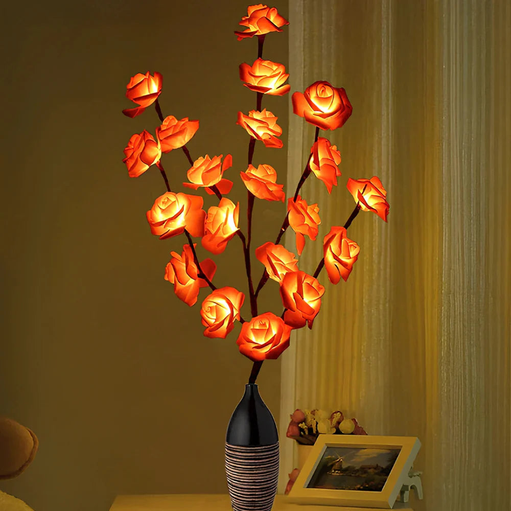 Lighted Flower Branches - LED Twig Lights, Warm White