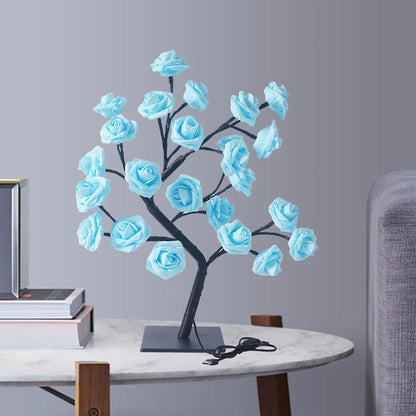 Rose Tree Lamp - LED Blossom Bonsai, Warm White