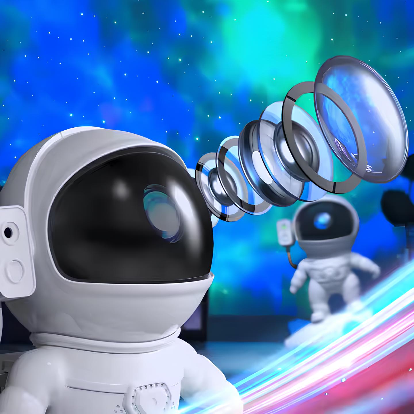 Astronaut Projection Galaxy Light - 13 HD Space Films