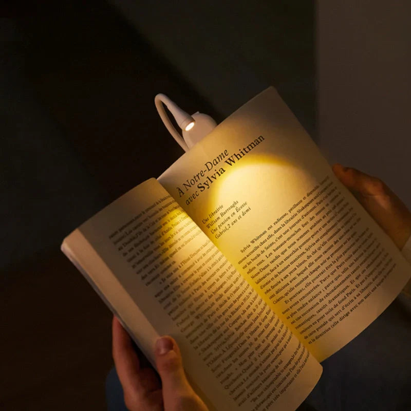 Clip-On Book Reading Light - Portable Dimmable LED