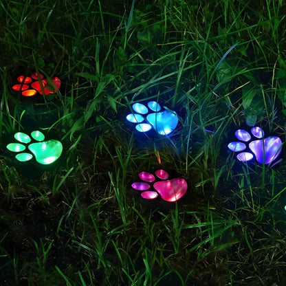 PawGlow Solar Path Lights - Auto On/Off, Waterproof Stakes