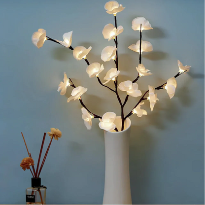 Lighted Flower Branches - LED Twig Lights, Warm White