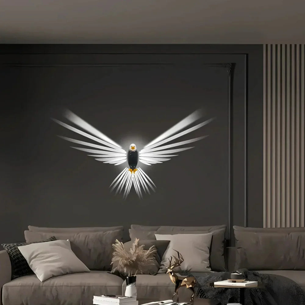 Luminous Wings Wall Sconce - LED Wing Projection Light