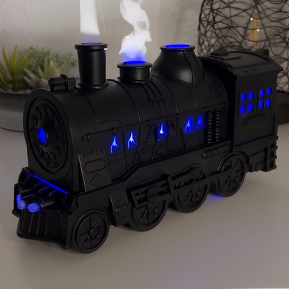 Steam Locomotive Humidifier - Retro Train, Cool Mist, LED Glow