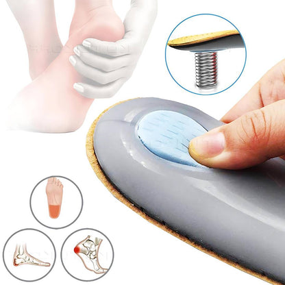 LeatherGuard Orthopedic Leather Shoe Insole | Shock Absorption - Arch Support - Comfortable