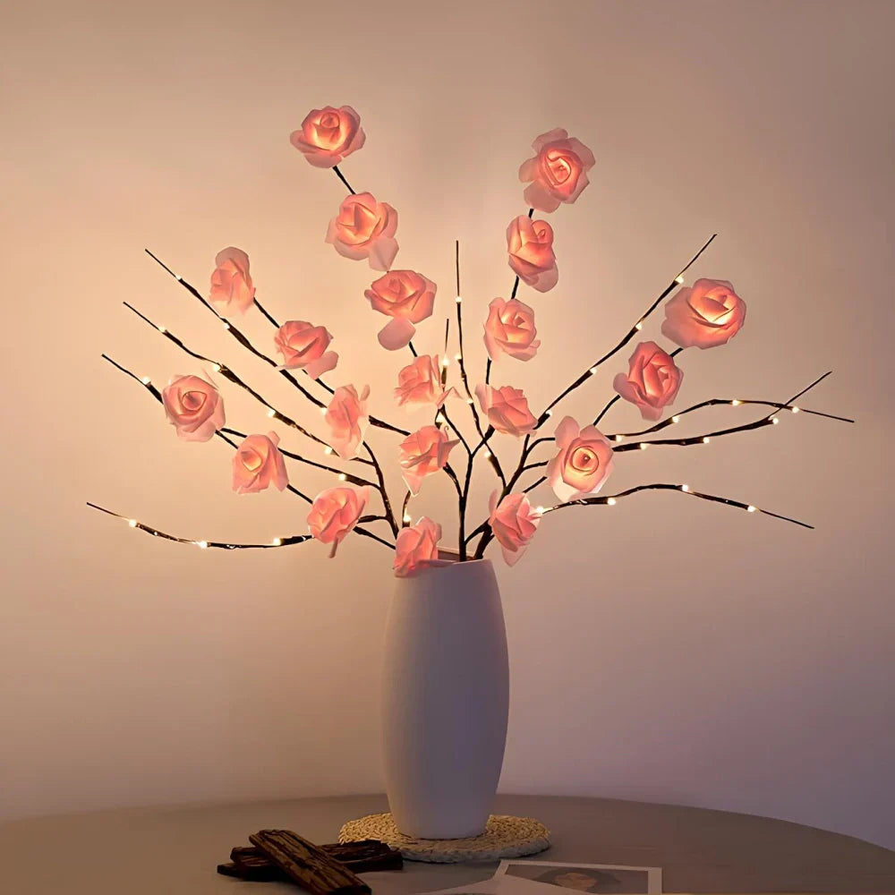 Lighted Flower Branches - LED Twig Lights, Warm White