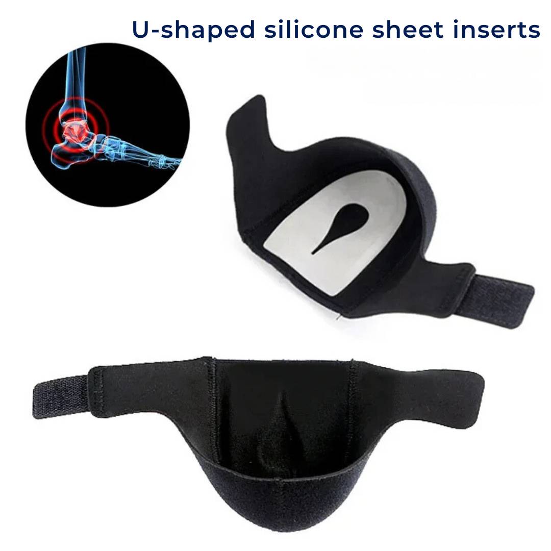 GelCush Heel Cups for Heel & Arch Support - Soft Gel Inserts