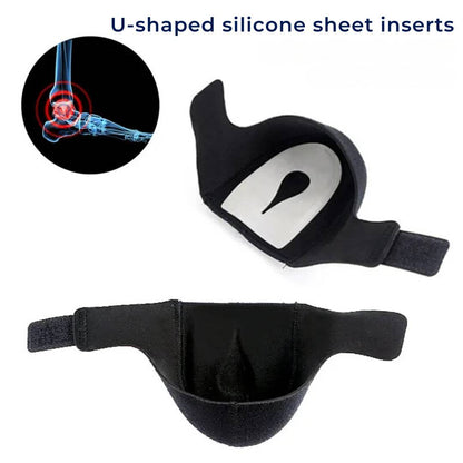 GelCush Heel Cups for Heel & Arch Support - Soft Gel Inserts