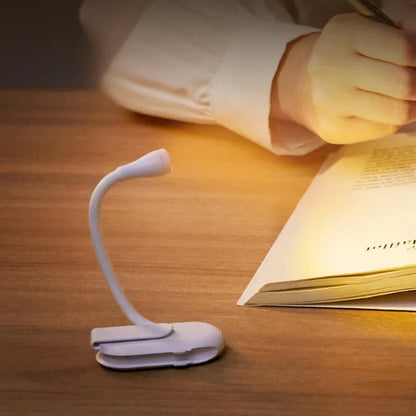 Clip-On Book Reading Light - Portable Dimmable LED