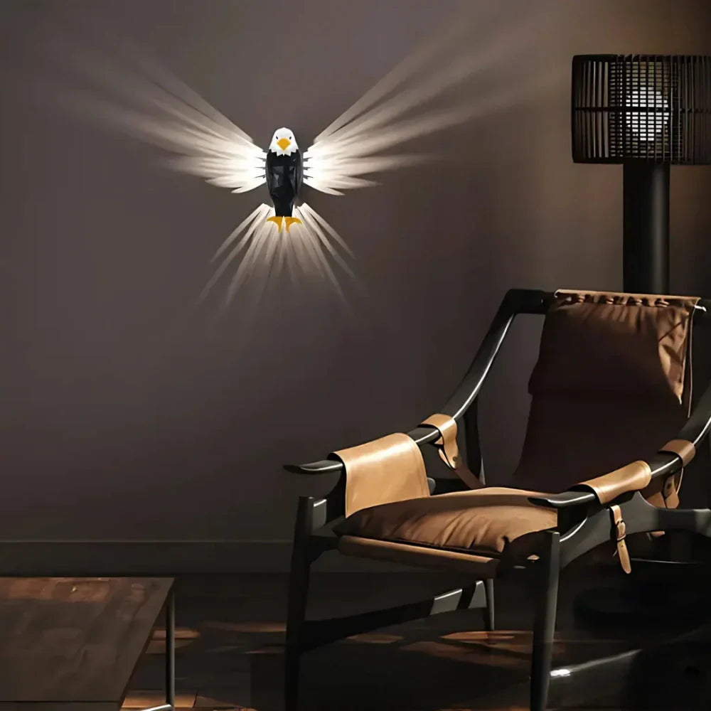 Luminous Wings Wall Sconce - LED Wing Projection Light