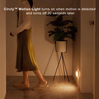 Circly Motion Sensor Night Light - Magnetic Mount, Battery/USB