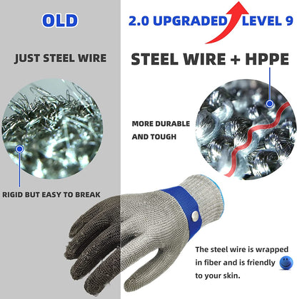Food Grade Stainless Steel Mesh Metal Glove