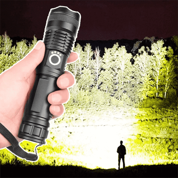 90000 Lumens Xhp50.2 Powerful Flashlight