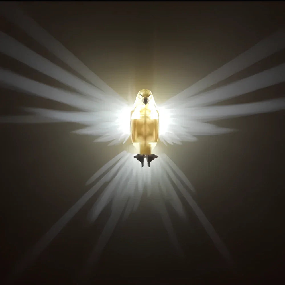 Luminous Wings Wall Sconce - LED Wing Projection Light