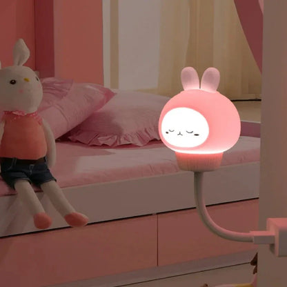 Cutely Animal Kids Night Light - Soft LED, Kids Room Lamp
