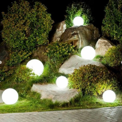 Spherical Garden Light – 16-Color RGB, Weatherproof, Remote