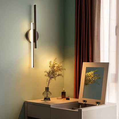 Harmony Ambience Sconce - Modern LED Bar & Disc, Dimmable