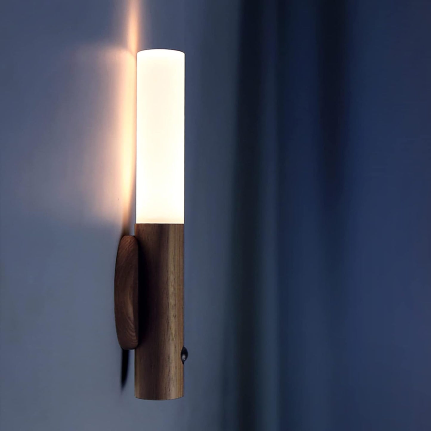 Torch Modern Motion Wall Light - Rechargeable LED, Magnetic Mount
