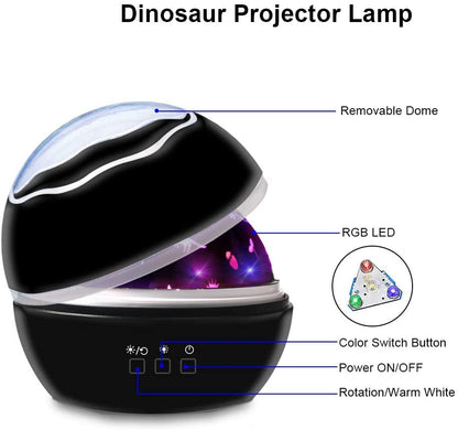 Nvroome Dinosaur Projector Lamp