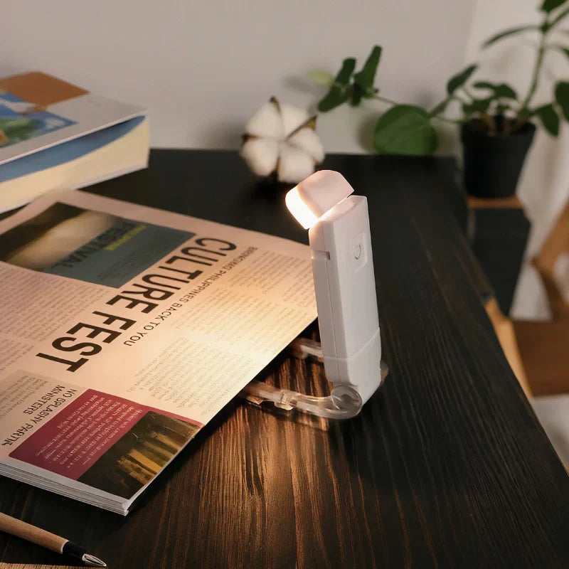 Clip-On Book Reading Light - Portable Dimmable LED