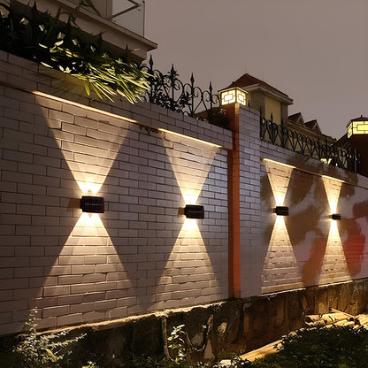 Solar Powered Wall Sconce – Dusk-to-Dawn LED, Warm/White, Waterproof