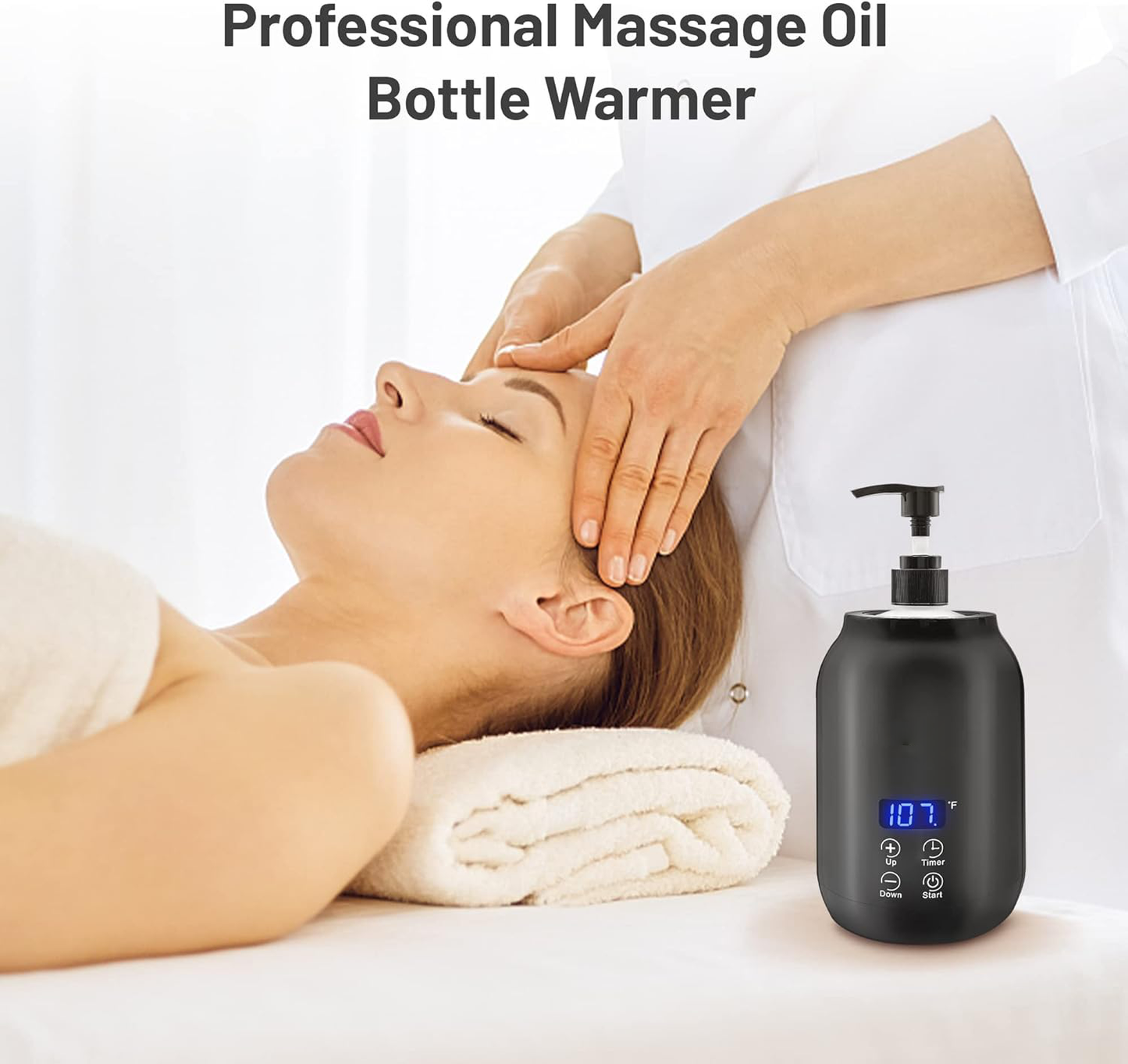 WarmEase Portable Electric Massage Oil Warmer