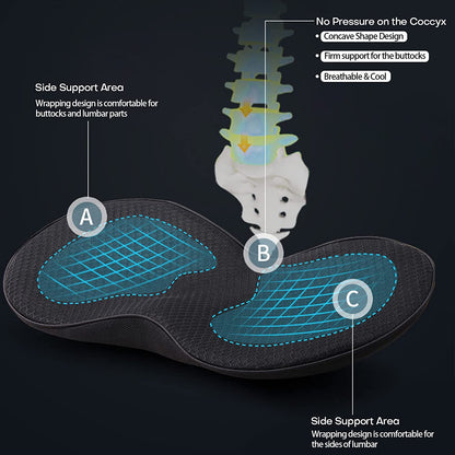 Ergonomic Car Booster Seat Cushion For Adults