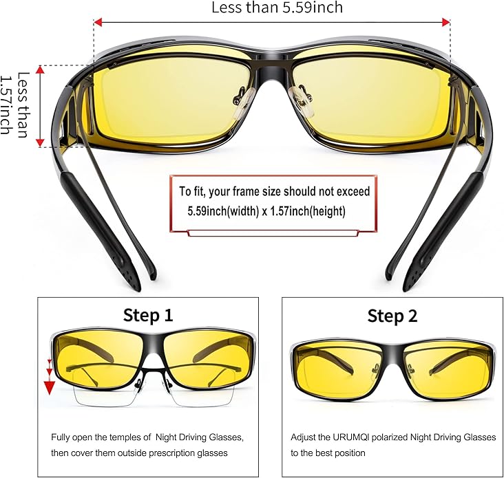 Polarized Riding Glasses for Night Driving