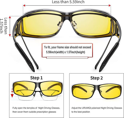 Polarized Riding Glasses for Night Driving