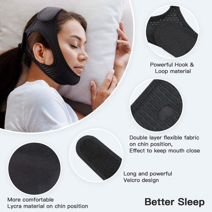 Anti Snoring Chin Strap for Better Sleep Posture