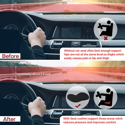 Ergonomic Car Booster Seat Cushion For Adults