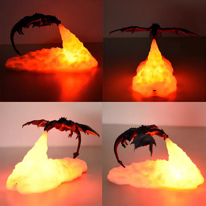 Dracarys Dragon Night Light - 3D Printed LED