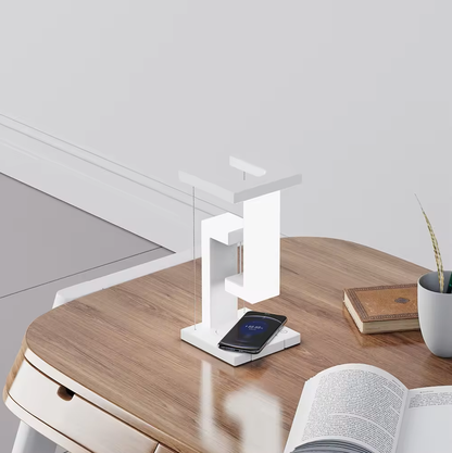Aetherlight Wireless Charger Lamp - LED Desk Light, Qi-Compatible