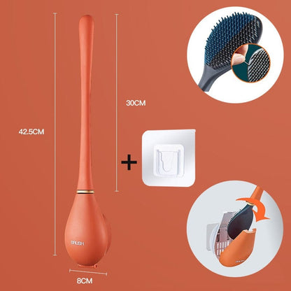 Modern Flexible Silicone Toilet Brush